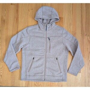 Stio Wilcox Hoodie Mens Large Pebble Jacket Full Zip Sweater Fleece Pockets NWT